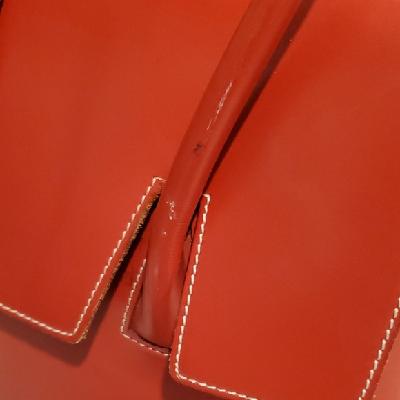 Dooney & Bourke Bold Red Satchel - Picture 12 of 13